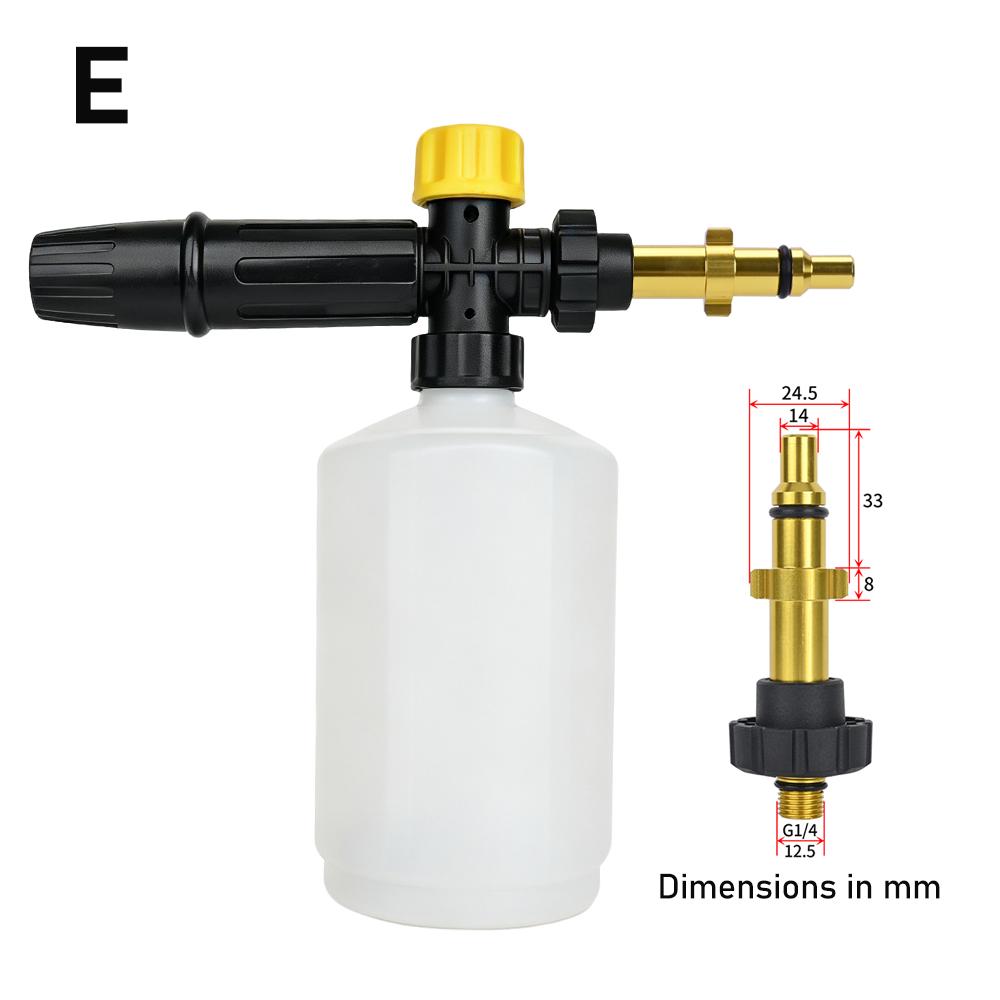 Pressure Washer Snow Foam Lance Foam Nozzle Foam Cannon Soap Gun for Ryobi Karcher Huter Makita High Pressure Cleaner