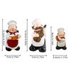 Chef Kitchen Decor 3Piece Decorations Holding Instrument Small Kitchen Decor For Home Dining Restaurant Pantry Theme Room Gnome