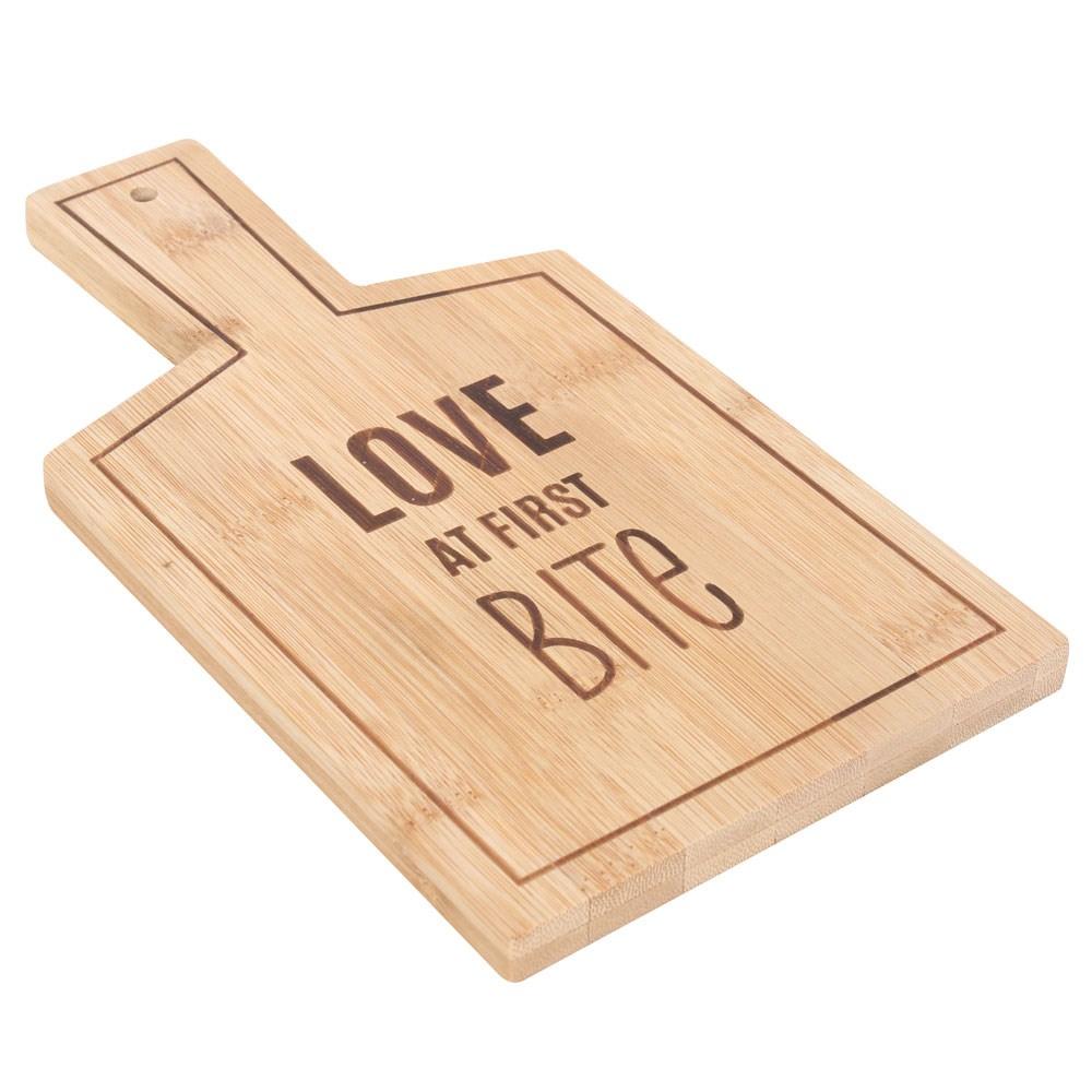 Something Different Love At First Bite Bamboo Chopping Board