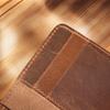 Retro Handmade Crazy Horse Cards Cases Top-Grain Leather ID Credit Card Holder Ultra Thin Wallet Mens Portability Card Bag