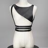 Women'S Leather Harness Vest: Adjustable Buckles, Punk Rock Fashion Accessory For Concerts