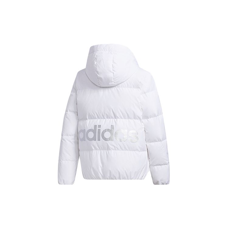 Adidas Neo Hooded Down Jacket Women Outerwear White GJ8794