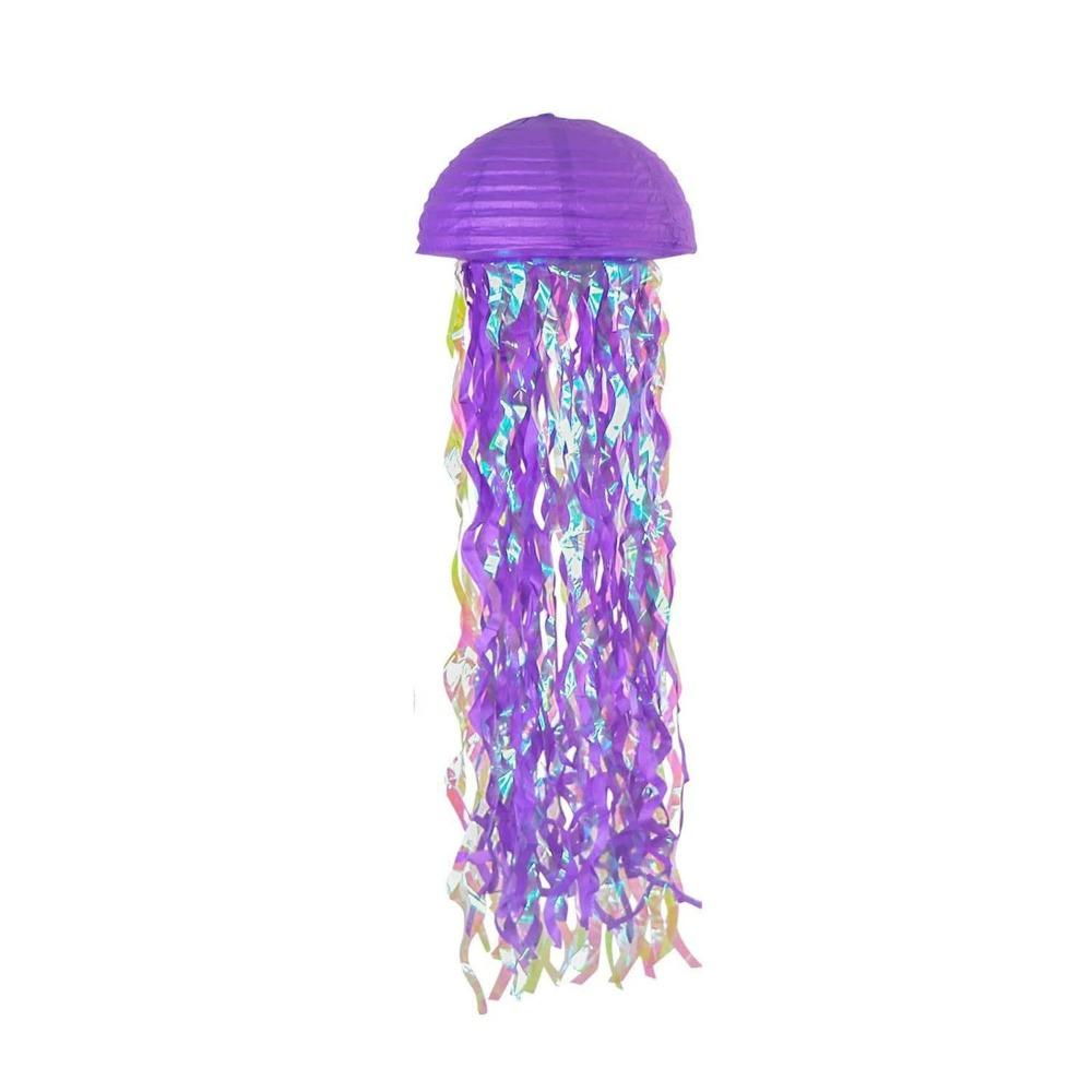Foldable Jellyfish Lanterns Ocean Theme Hanging Lamp Ball Paper Lanterns Lantern Festival