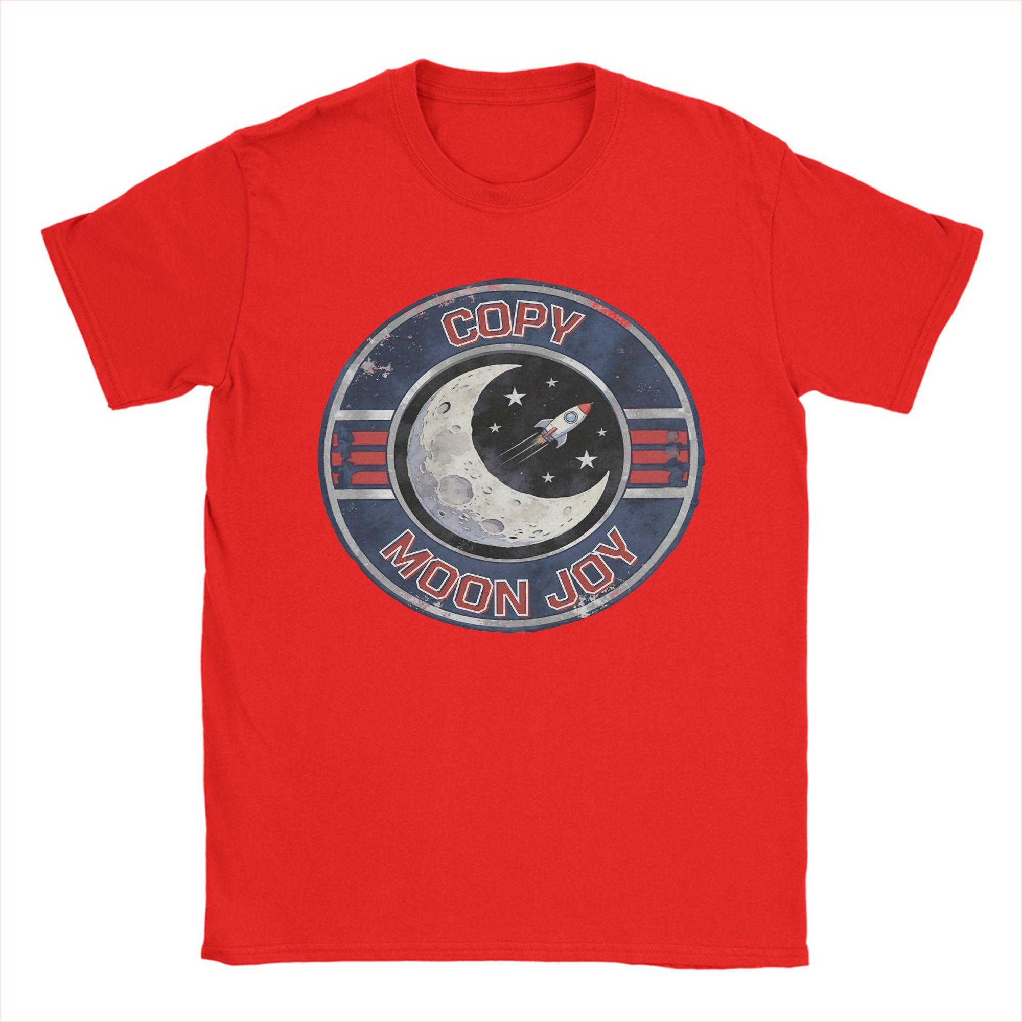 Copy Moon Joy Artemis II Vintage Space Unisex T Shirts  Funny Tee Shirt Short Sleeve Round Collar TShirts Cotton Unique Clothing S