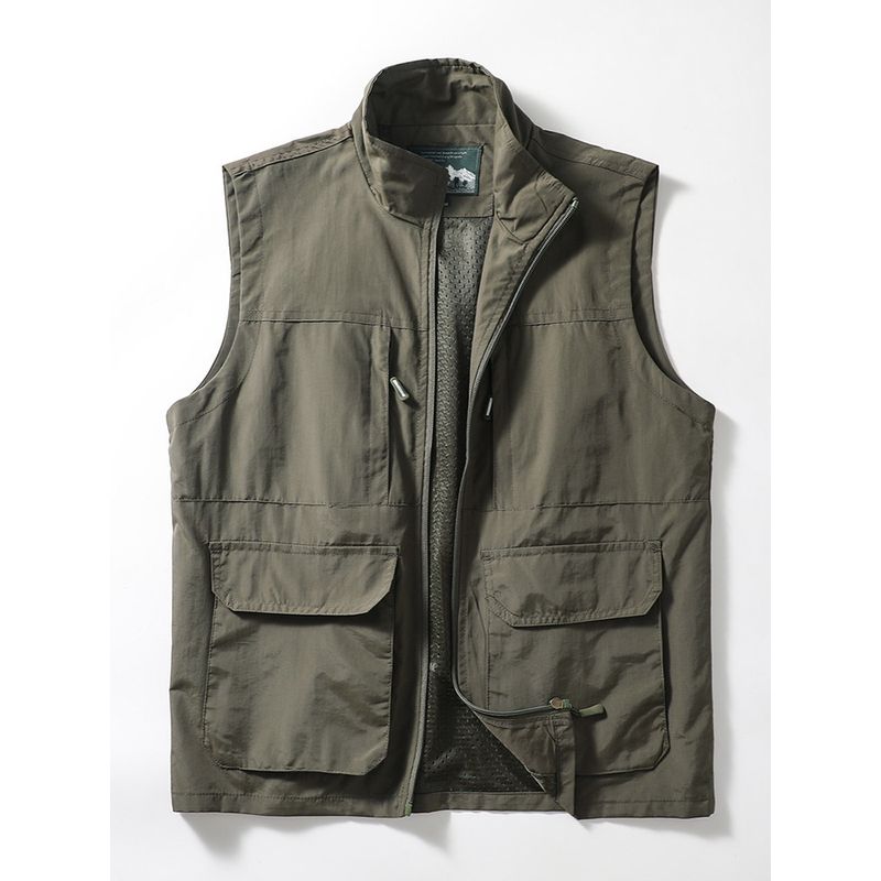 American Retro Tactical Vest Export Photography Parka