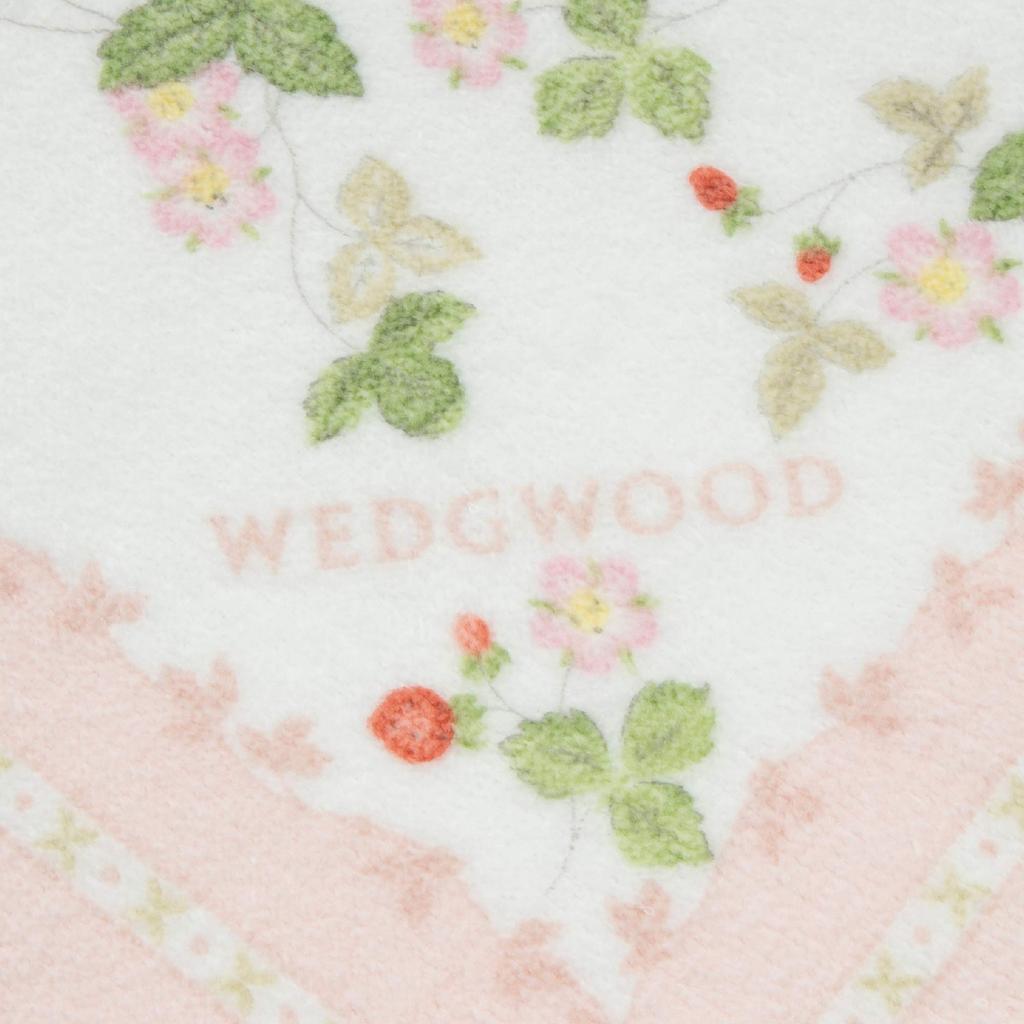Nishikawa Ručník Dárek 1 Osuška a 2 Ručníky na obličej Wedgwood Wild Strawberry Značka Tenký typ pro každodenní použití Vyrobeno v Růžové TT88500601P1 Sada Ručníků, 100% Bavlna,