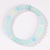 Festive Gifts Aquamarine Abacus Beaded Bracelet Fresh Fashion Jewelry For Women Daily Wear Gift
