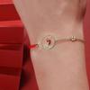 Gezeiten Kois Armband: Festliches rotes Seildesign für Frauen, Paare & Studenten – Ein Glücksbringer-Geschenk