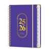 2025-2026 Planner 18-Month Daily Weekly Monthly Planner Organizer Runs Jul. 2025 - Dec.2026 Spiral Agenda Book for Office School Supplies