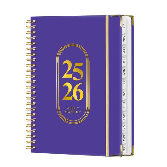 2025-2026 Planner 18-Month Daily Weekly Monthly Planner Organizer Runs Jul. 2025 - Dec.2026 Spiral Agenda Book for Office School Supplies
