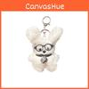 Plush Dog Eyecatching Keyring With Adorable Accessories And Soft Material Design