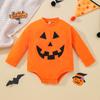 Kids Halloween Pumpkin Hoodie Long Sleeve Pullover for Boys Girls