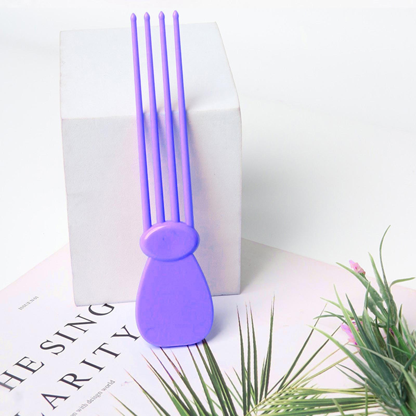 

Scalp Massage Comb Gua Sha Compact Adults Salon Working Women Men Head фиолетовый