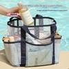 M-Handtasche Große Kapazität Reise Badeanzug Aufbewahrungs-Organizer Tragbare Tote Schwimm-Netz-Urlaubs-Aufbewahrungstasche Neue Sporttasche