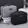 Men's Double Open Makeup Storage Bag Portable Zipper Closure Makeup And Beauty Bag Business Travel Toiletries Organizer Bags