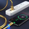 Zinc Alloy 120W Usb Super Fast Charging Data Cable For Xiaomi Huawei Samsung Type C 6A Micro 3A Charge Game Cord For Iphone 2.4A