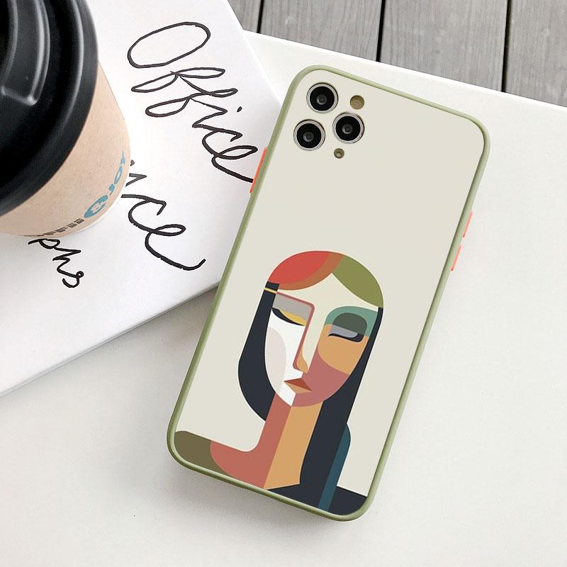 Picasso Abstract Art Painting Phone Case For iPhone 15 11 12 13 14 Pro MAX Mini 17 16 Pro Max Plus Shockproof Back Cover Fundas