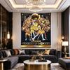 Los Angeles Lakers 2020 NBA Champions Poster LeBron Davis Trophy Gold Team
