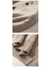 Men's Business Casual Cashmere Cardigan - Thick Stand Collar Wool Knit for Autumn & Winter