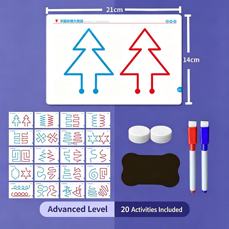 Preschool Hand Brain Coordination Action Training Tool Kids Cognitive Skill Development Game for Full Brain Balance Gift