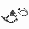 Headphone Adapter High Strength Push to Talk Flexible Adapter Headset Cable Replacement For