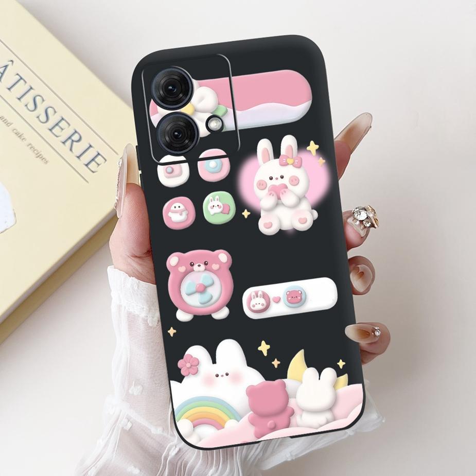 For Motorola Moto G54 5G Case XT2343-1 Luxury Candy Painted Cover Soft TPU Phone Case For Motorola G84 G 54 MotoG54 MotoG84 Bags