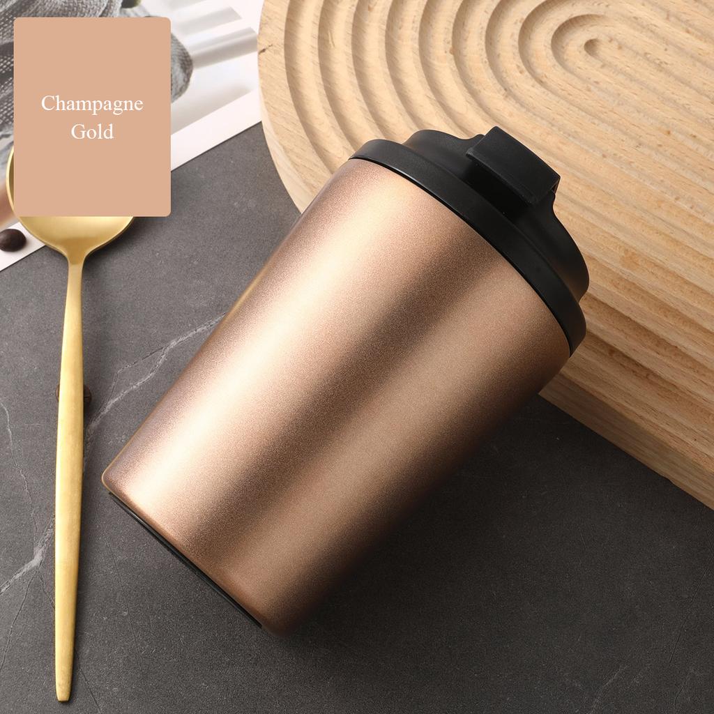 Insulated Water Bottles Stainless Steel Coffee Cup Water Bottles Coffee Cups with Lid Coffee Mug Cafe Cup Bottle