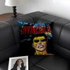 I-Invincible Funnyy Cartoon Cushion Cover Natural Linen Organic Fabric Double-Sided Printing Sofa Home Decor Gift Pillow Case