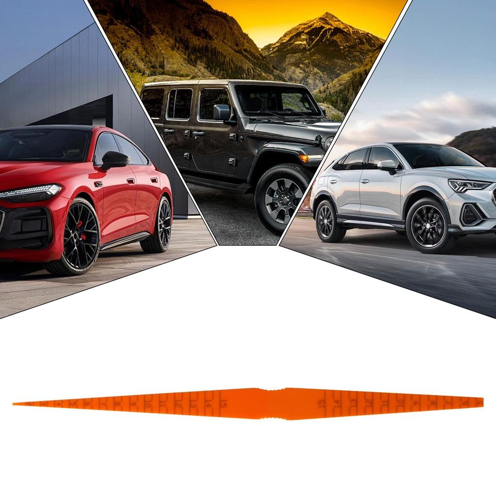 Car Door Panel Gap Alignment Gauge Vehicle Repair Measurement Ruler Auto Body Gap Measuring Tool For Hood Trunk Headlights