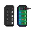 12V 4 Way e  Block with LED Indicator 4 Circuit 20A  Box Holder Block Panel for Auto Car Boat Truck
