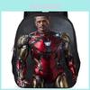 Stylish Iron Man 15 Inch Large Capacity Lightweight Oxford Fabric Kids Backpack