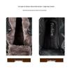 Men's Plus Size High-Top Chelsea Martin Boots - Lace-up Leather Work Boots for Outdoors and Casual Wear.