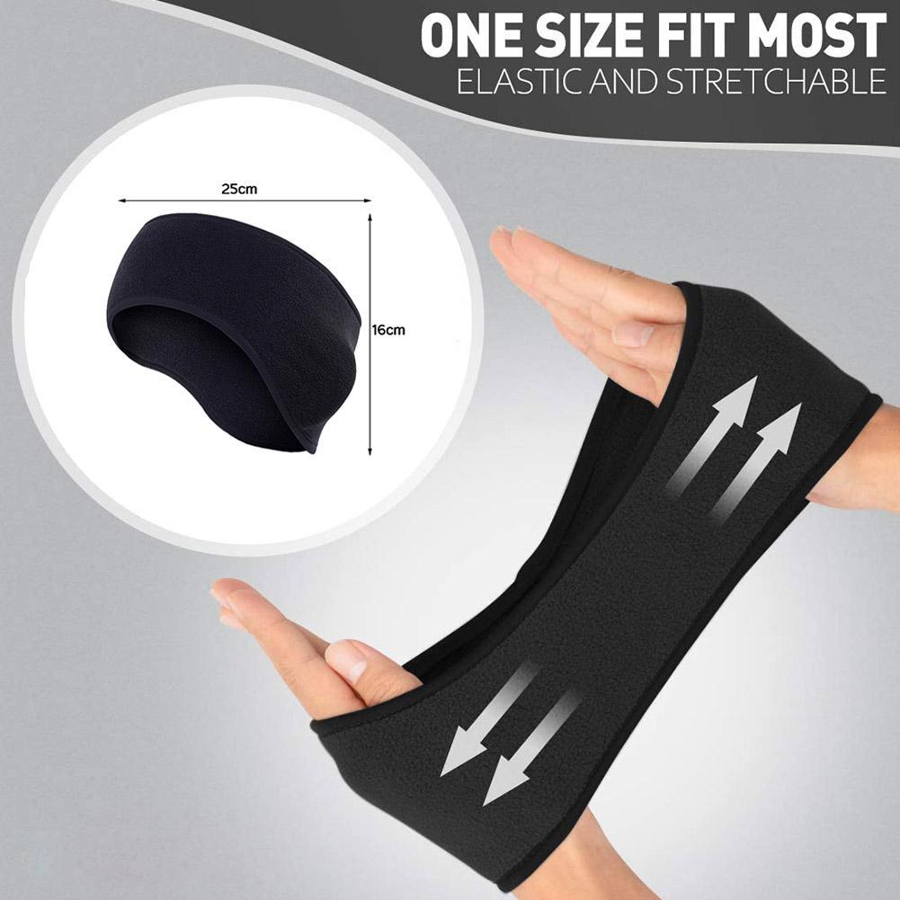 Warm Earmuffs Unisex Women Men Fleece Ear Warmer Winter Headband Ear Band Ear Muff Fashion Band O8P7