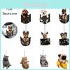 Adorable Cat And Dog Shaped Hanging Backpack Ornament For Car Decoration