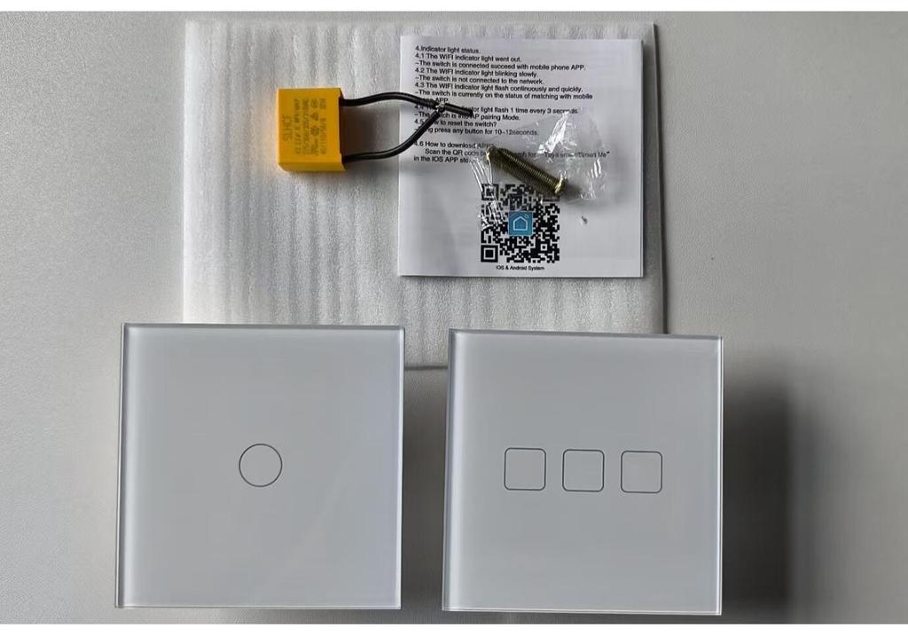 EU Standard WiFi Smart Switch with Alice Voice Control for Smart Home