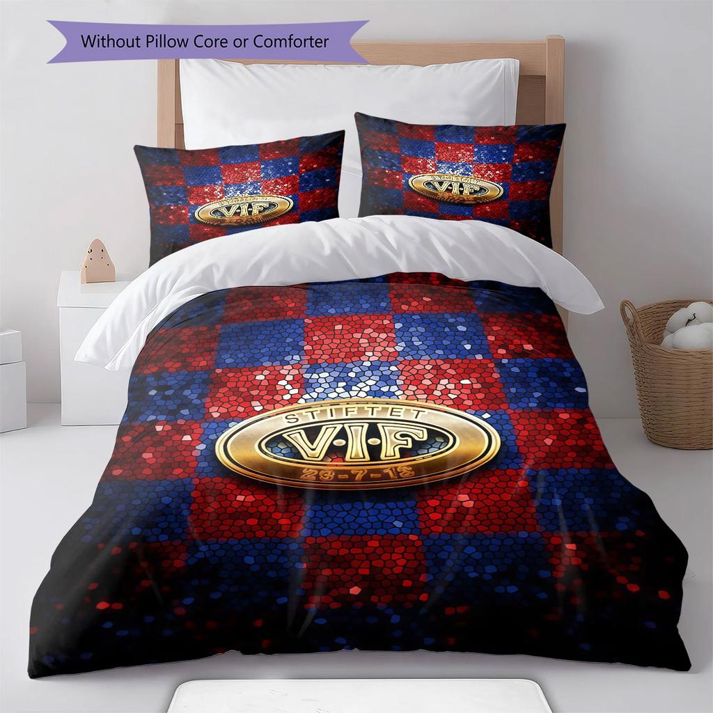 Vålerenga Bedding Quilt Set Quilt Cover Pillowcase Home Decoration Birthday Gift (1 * duvet cover + 2 * pillowcase, without core)