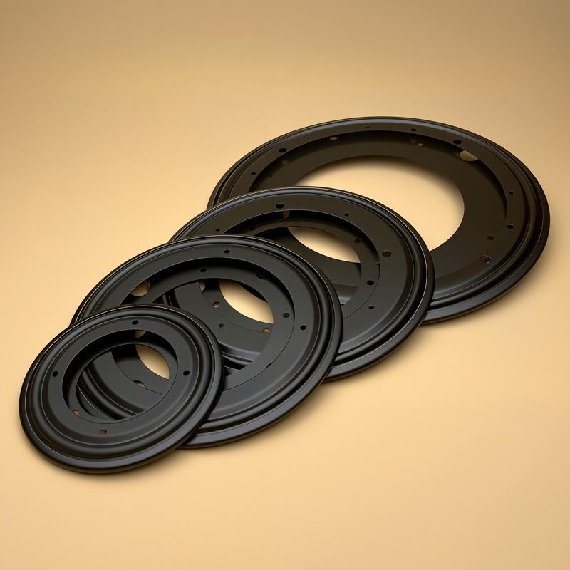 360° Rotating Iron Turntable Display Shelf