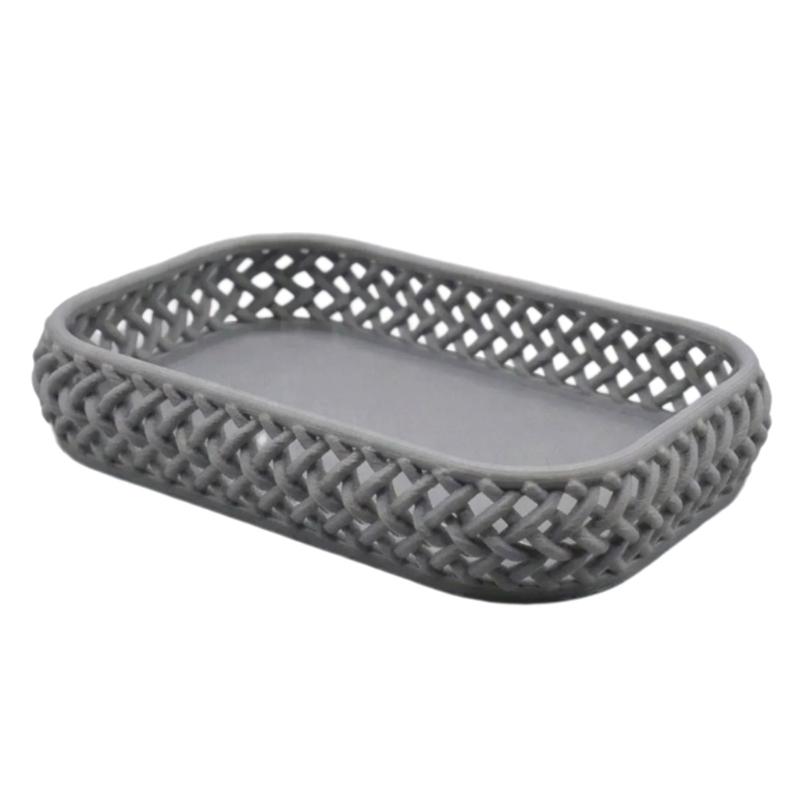 Stylish Multifunctional Organizer Tray Perfect For Home Office Decoration Plastic Storage Basket For Small Items