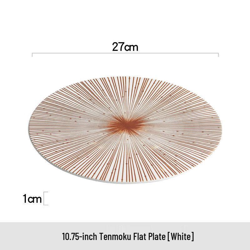 Japanese Retro Ceramic Dinner Plate
