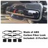 For Ford Ranger  2024 Auto Door Handle Bowl / Rearview Mirror Cap Shell Decor Cover Trim Black / Carbon Exterior Accessories