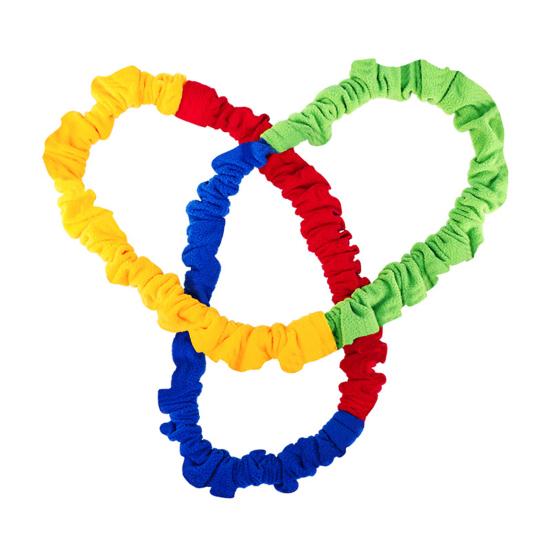 

Детские уличные игрушки Эластичная тянущаяся лента Радужный шнур Игрушка с тянущимся тросом A