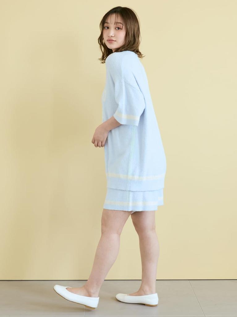 Szorty z gładkim wykończeniem Gelato Pique PWNP254102BLUF