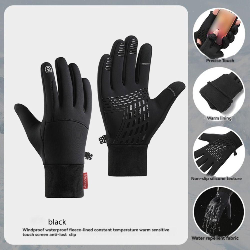 Touchscreen Sports Mittens Warm Protective Mittens Ultralight Outdoor Riding Mittens  Motorcycle