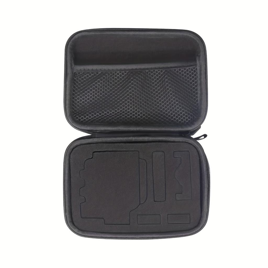 Heavy Duty EVA Storage Case for GoPro Hero 12/11/10/9/8/5, Xiaomi Yi 4K, SJCAM SJ4000, H9r - Shockproof Black Organizer with Foam Insert, Durable