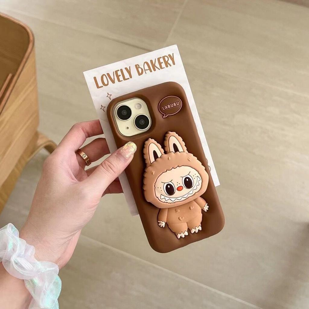 Cartoon Niedlicher Labu Ausziehbarer Ständer IPhone17 Apple 16 für 13/14Pro Max Handyhülle 15