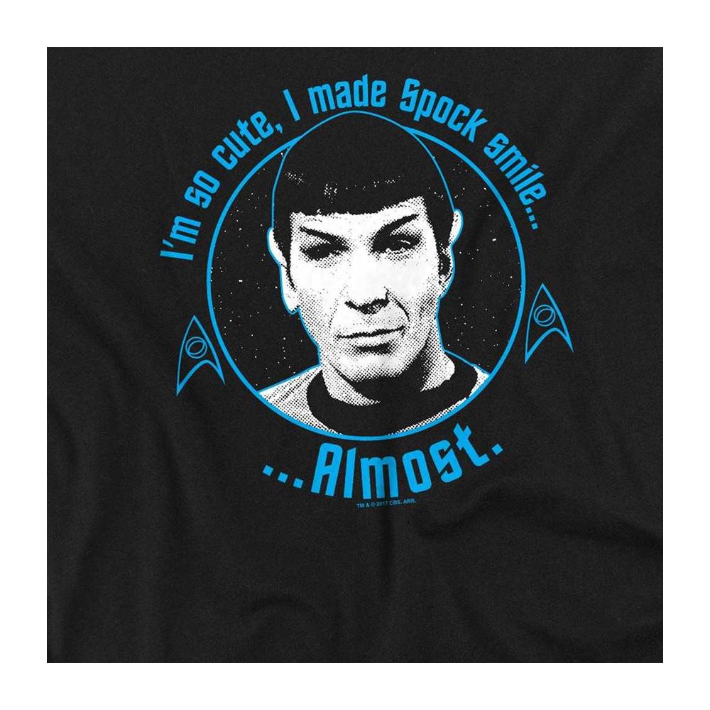 Star Trek Unisex Adult Almost Smile T-Shirt