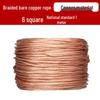 Transparent Soft Copper Grounding Wire for High Voltage Lightning Rods - Purple Copper Stranded Welding Cable