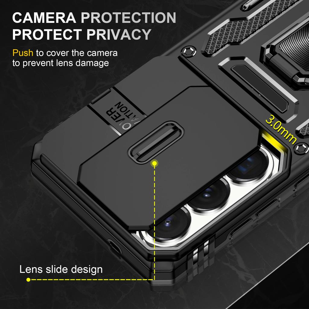 Finger Ring Holder Cell Phone Case for Samsung Galaxy S26 Ultra S25 Plus S24 FE S23 S22 S21 Ultra A57 5G A17 A37 A56 A36 A16