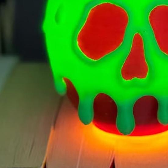 3D Printed Table Lamp Halloween Decoration Multipurpose Hand-Crafted Lamp Table Ornament Home Party Decor