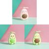Cute Avocado Fruit Toy Handheld Fan Usb Rechargeable Lighted Makeup Mirror Mini Fan Customized